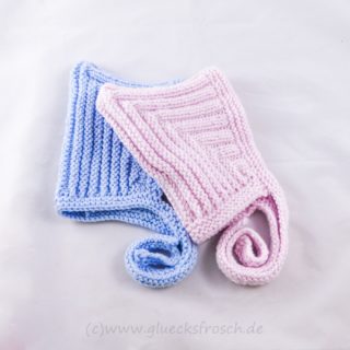 Mützen Baby, Kinder, gestrickt und genäht