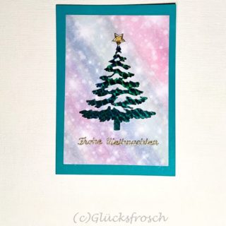 Weihnachtskarte Tannenbaum